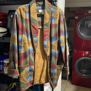 Women vintage jacket button up